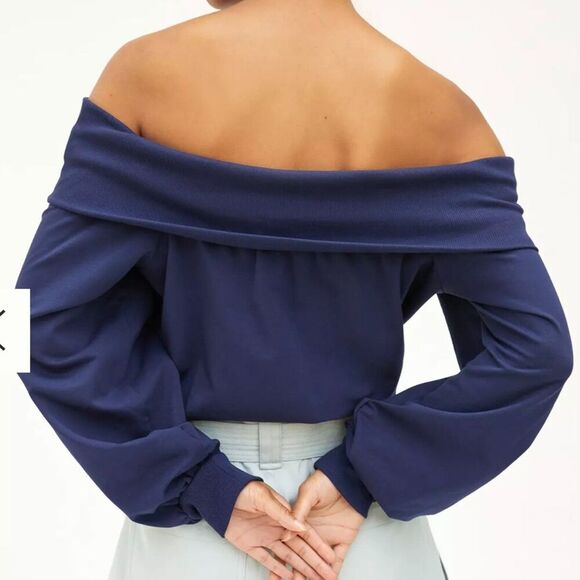 Maeve Anthropologie Off-The-Shoulder Pullover Small - Picture 3 of 8